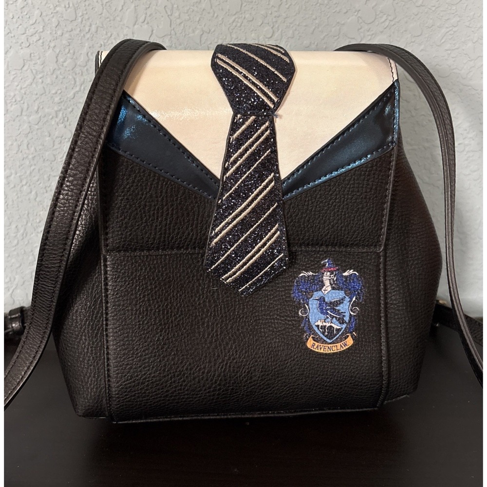 Harry Potter Ravenclaw Mini Backpack Faux Leather Small Bookbag Blue